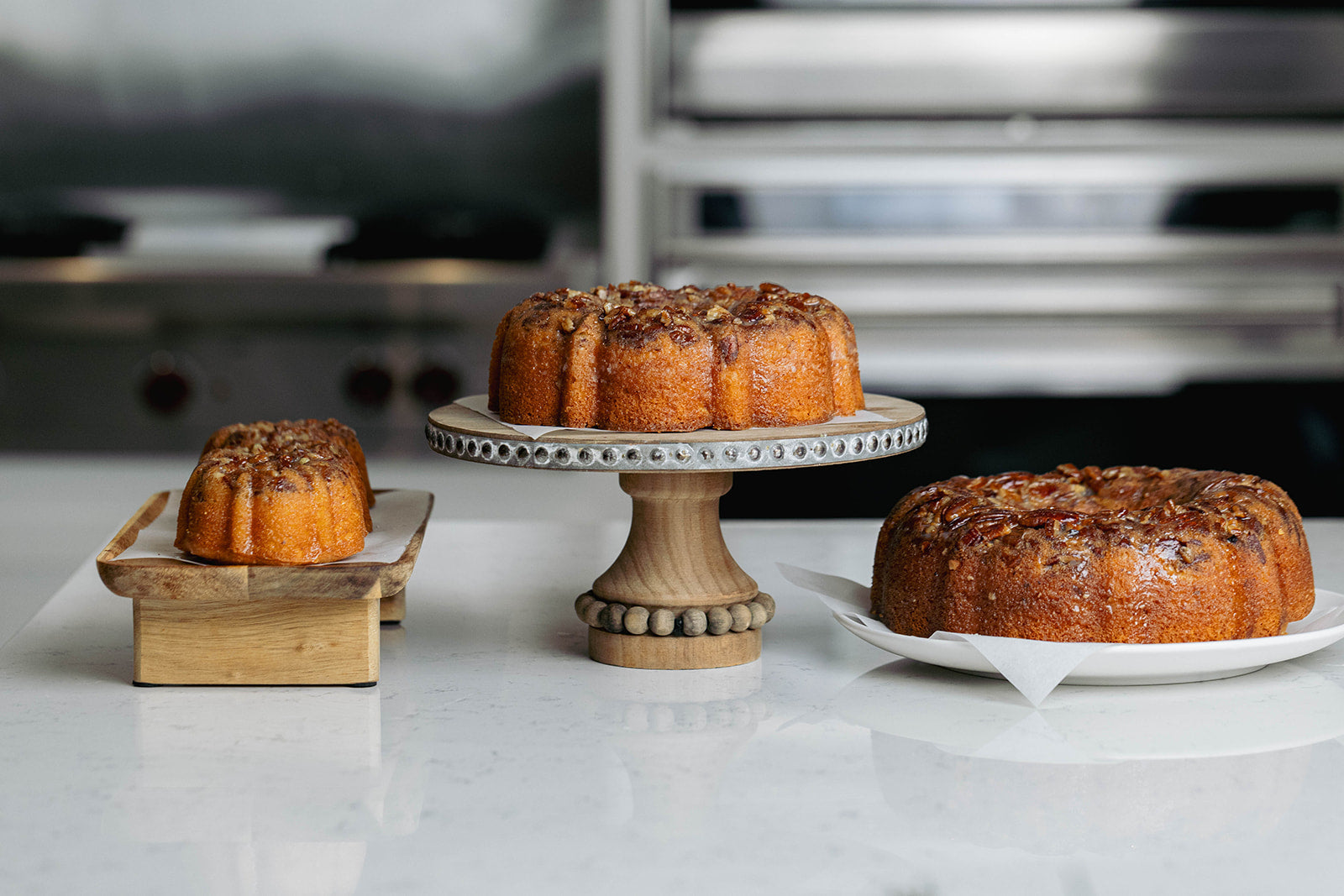 Pecan Crusted Butter        Rum Cake