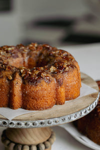 Pecan Crusted Butter        Rum Cake